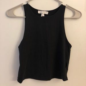Black crop top